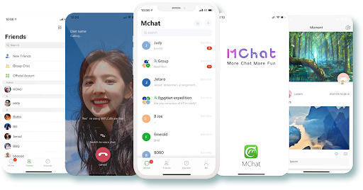 MChat聊天客户端界面
